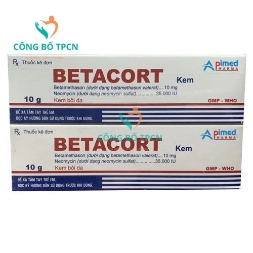 Betacort Apimed - Thuốc điều trị bệnh da liễu hiệu quả của Apimed