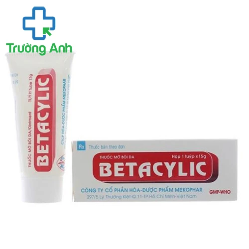 Betacylic Mekophar - Thuốc điều trị các bệnh viêm nhiễm ngoài da hiệu quả