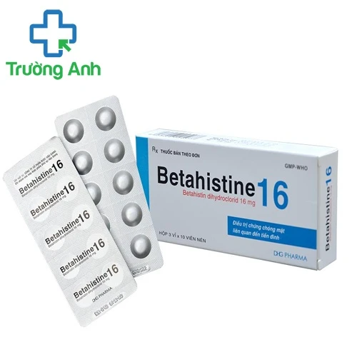 Betahistine 16 DHG - Điều trị chứng chóng mặt, ù tai, mất thính lực