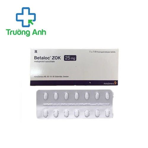 Betaloc Zok 25mg - Thuốc điều trị tăng huyết áp của AstraZeneca