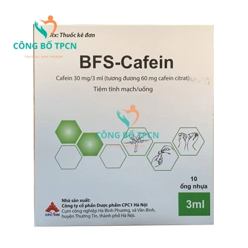 BFS-Cafein - Thuốc điều trị suy nhược cơ thể hiệu quả