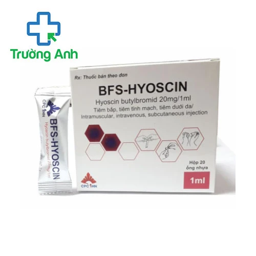 BFS-Hyoscin 20mg/1ml CPC1HN - Thuốc điều trị co thắt hiệu quả