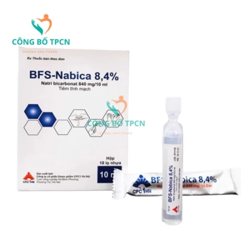 BFS-Nabica 8,4% 840mg/10ml CPC1HN - Điều trị nhiễm acid nặng
