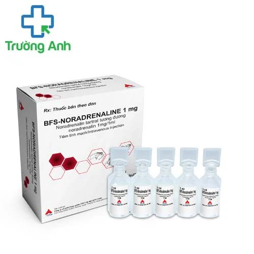 BFS-Noradrenaline 1mg CPC1HN - Thuốc hạ huyết áp hiệu quả