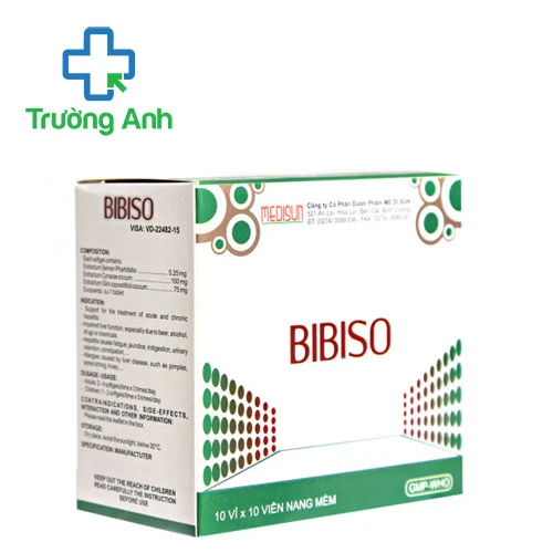 Bibiso Medisun (viên nang) Medisun - Thuốc điều trị bệnh lý về gan