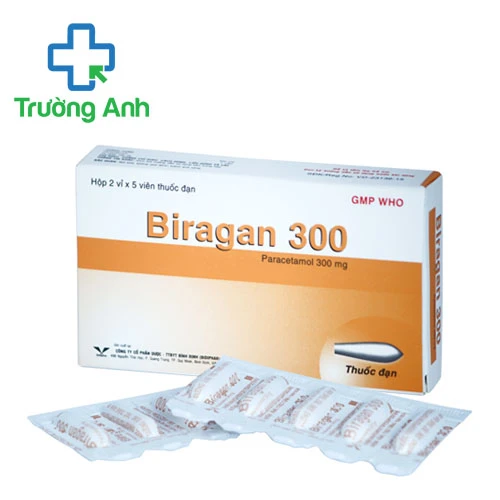 Biragan 300 Bidiphar - Thuốc giảm đau, hạ sốt hiệu quả