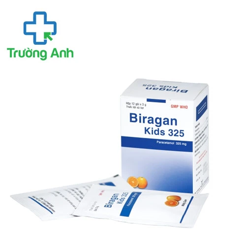 Biragan Kids 325 Bidiphar - Thuốc giảm đau hạ sốt hiệu quả