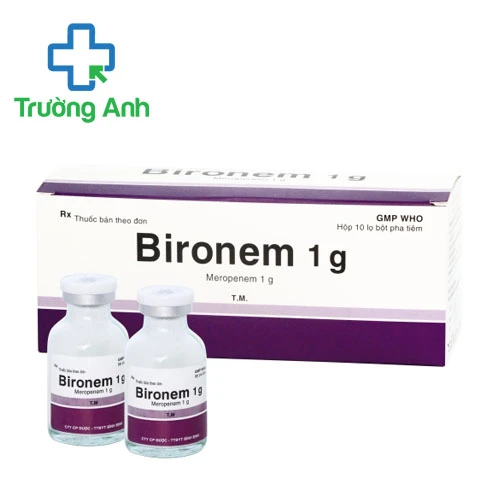 Bironem 1g Bidiphar - Thuốc điều trị nhiễm khuẩn hiệu quả