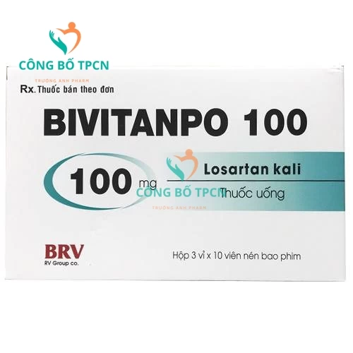 Bivitanpo 100 - Thuốc điều trị tăng huyết áp của BV Pharma