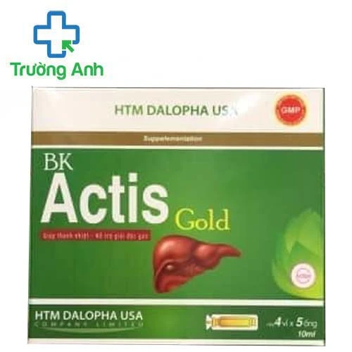 BK Actis Gold - Giúp giải độc gan, bảo vệ tế bào gan