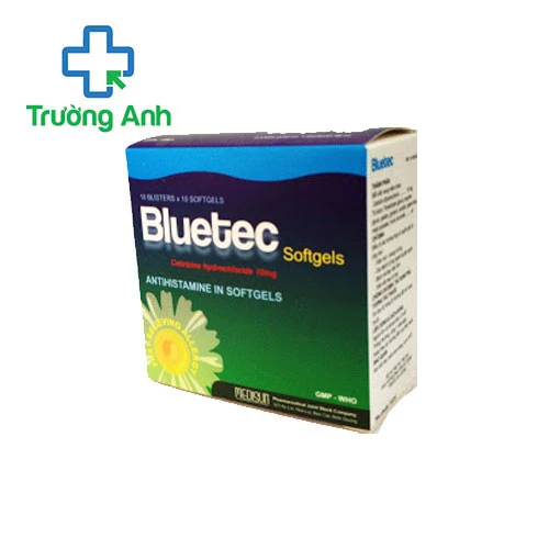 Bluetec Softgels 10mg Medisun - Thuốc điều trị viêm mũi dị ứng hiệu quả