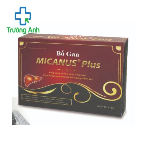 Bổ gan Micanus Plus - Hỗ trợ bảo vệ gan, giải độc gan