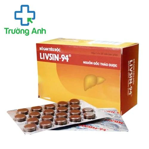 Bổ gan tiêu độc Livsin-94 - Hỗ trợ điều trị các vấn đề về gan