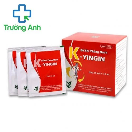 Bổ khí thông mạch K-Yingin - Giúp bổ khí huyết, hoạt huyết của Khang Minh