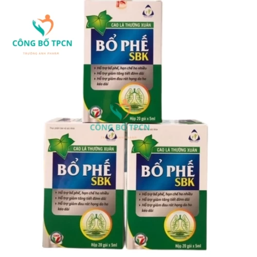 Bổ phế SBK - Hỗ trợ bổ phế & giảm tăng tiết đờm