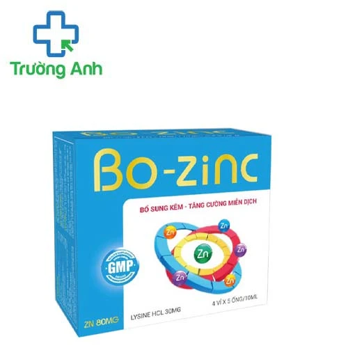 Bo - Zinc - Hỗ trợ cơ thể trong các trường hợp thiếu kẽm