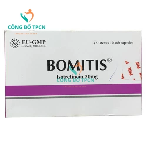 Bomitis - Thuốc điều trị mụn trứng cá nặng hiệu quả