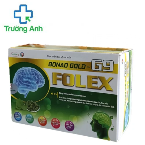 Bonao Gold – G9 Folex - Giúp tăng cường tuần hoàn máu não