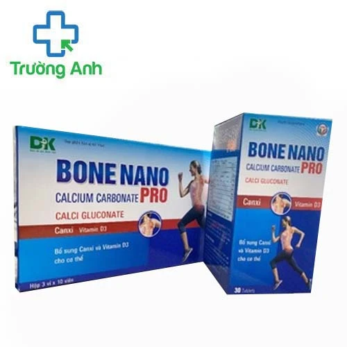 Bone Nano Pro - Giúp giảm nguy cơ còi xương ở trẻ em