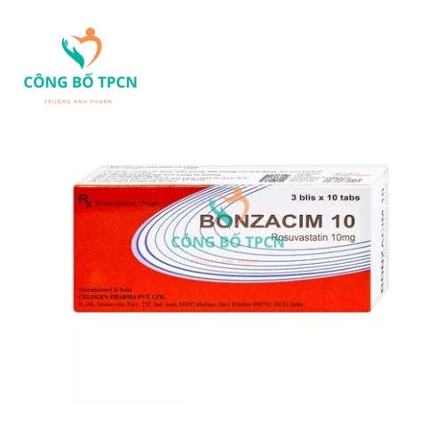 Bonzacim 10 - Thuốc điều trị tăng mỡ máu hiệu quả