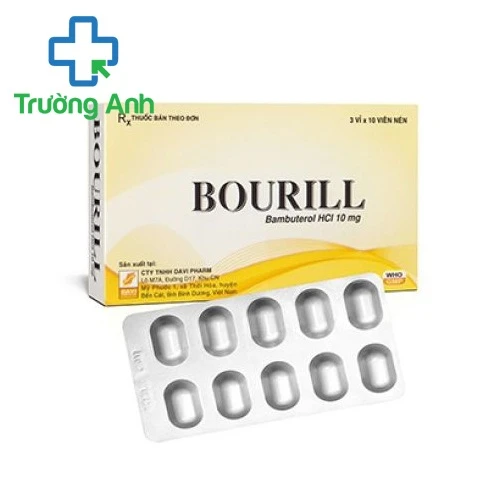 Bourill - Thuốc điều trị hen phế quản, viêm phế quản của Davipharm