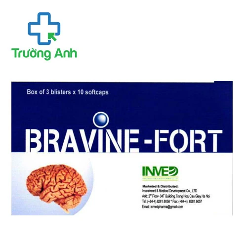 Bravine-Fort 80mg HD Pharma - Thuốc điều trị rối loạn tuần hoàn ngoại biên