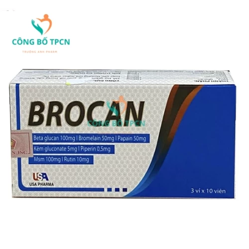 Brocan - Giúp hỗ trợ giảm sưng, phù nề hiệu quả của USA Pharma