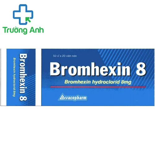 Bromhexin 8 Vacopharm - Điều trị rối loạn tiết dịch phế quản