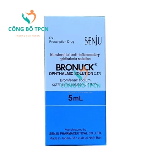 Bronuck - Thuốc nhỏ mắt, điều trị viêm, đau mắt của Nhật Bản