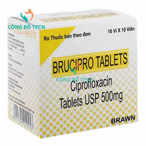 Brucipro Tablets - Thuốc điều trị nhiễm khuẩn hô hấp