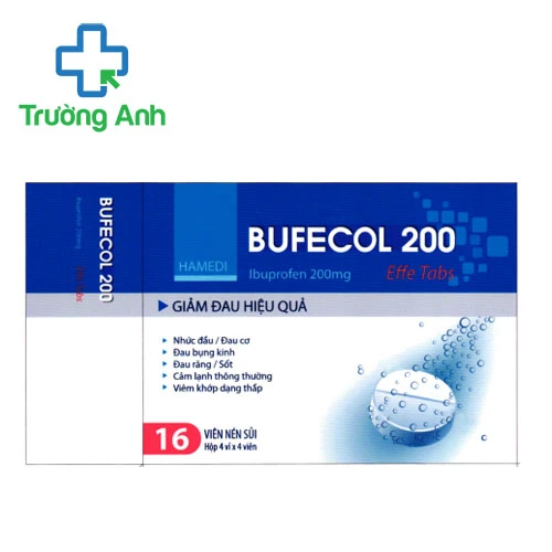 Bufecol 200 Effe Tabs Hamedi - Thuốc chống viêm giảm đau hiệu quả