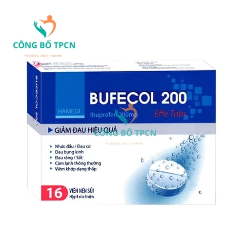 Bufecol 200 Effe Tabs Hamedi - Thuốc chống viêm giảm đau hiệu quả