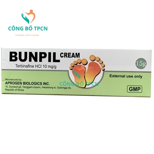 Bunpil Cream - Giúp điều trị nhiễm nấm ở da, móng hiệu quả