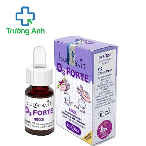 Buonavit D3 Forte 12ml - Hỗ trợ bổ sung vitamin D, vitamin E cho cơ thể