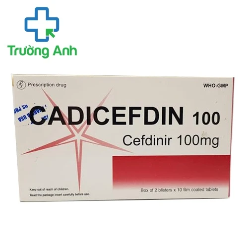 Cadicefdin 100 USP - Thuốc điều trị nhiễm khuẩn hiệu quả