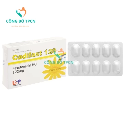 Cadifast 120 - Thuốc điều trị viêm mũi dị ứng hiệu quả