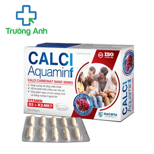 Calci AquaminF – Hỗ trợ bổ sung canxi và vitamin D3 hiệu quả