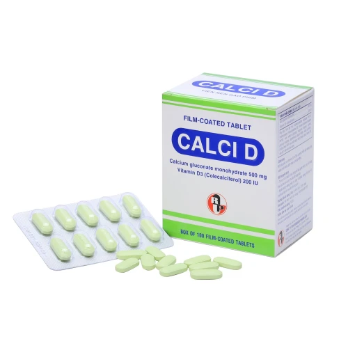 Calci D - Bổ sung Canxi và Vitamin D3 cho khung xương chắc khỏe