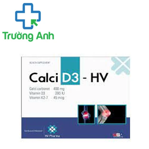 Calci D3 - HV USP (vỉ) - Giúp bổ sung calci D3 hiệu quả