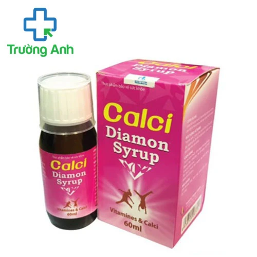 Calci Diamon Syrup - Bổ sung canxi, vitamin cho người còi xương