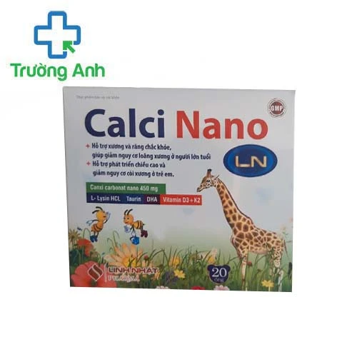 Calci Nano LN - Giúp giảm nguy cơ loãng xương ở người già