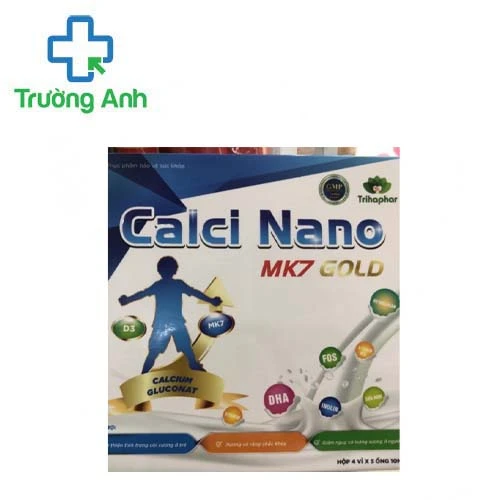 Calci Nano MK7 gold - Hỗ trợ sự phát triển hệ xương và răng