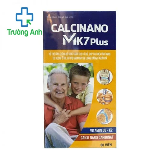 CALCI NANO MK7 PLUS - Bổ sung sự thiếu hụt calci và vitamin D3