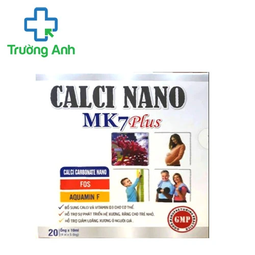 Calcimax Nano MK7 - Bổ sung calci và vitamin D3 cho cơ thể.