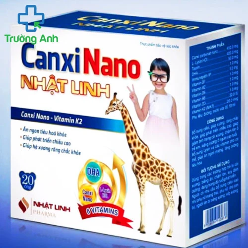 CALCI NANO NHẬT LINH - Bổ sung calci, giúp xương, răng chắc khỏe