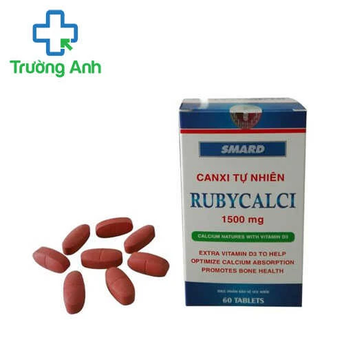 Calci Rubystar - Bổ sung Canxi và Vitamin D cho cơ thể