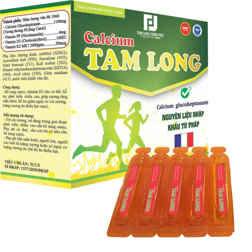 Calcium Tam Long - Bổ sung canxi, vitamin D3 cho cơ thể