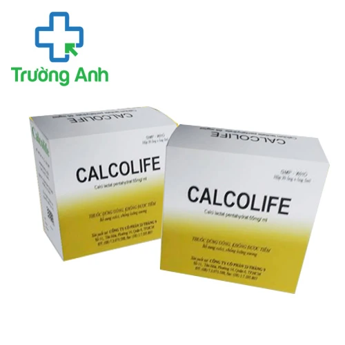 Calcolife Nadyphar - Giúp bổ sung calcium, phòng ngừa loãng xương, còi xương hiệu quả