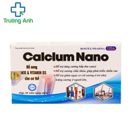 Calclum Nano - Bổ sung canxi, chắc khỏe xương