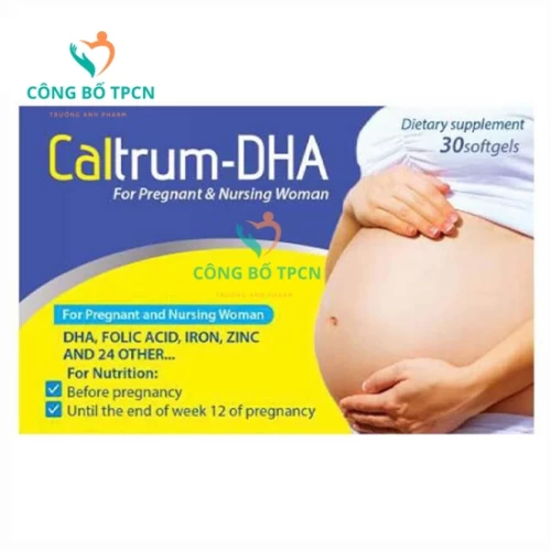 Caltrum DHA - Bổ sung Vitamin và khoáng chất cho bà bầu của Cộng hòa Séc